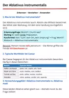 Vorschau - Arbeitsblätter - Übungsheft: Der Ablativus instrumentalis (Latein) - Seite 2