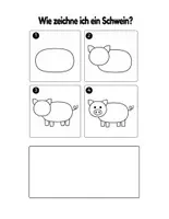Vorschau - Arbeitsblätter - Bauernhoftiere zeichnen lernen – 10 Tiere Schritt für Schritt | Klasse 1–2 & Kindergarten Arbeitsblätter - Seite 3
