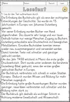 Vorschau - Arbeitsblätter - Erfindung des Buchdrucks durch Gutenberg, Lesen und Verstehen Arbeitsblätter mit Lesetext, Fragen - Seite 2