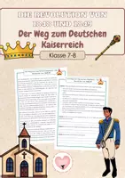 Vorschau - Arbeitsblätter - Der Weg zum Deutschen Kaiserreich - Deckblatt