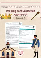 Vorschau - Arbeitsblätter - Der Weg zum Deutschen Kaiserreich - Deckblatt