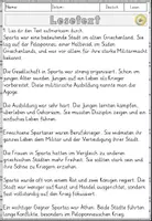 Vorschau - Arbeitsblätter - Sparta und seine Krieger, Lesen und Verstehen Arbeitsblätter mit Lesetext, Fragen - Seite 2