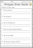 Vorschau - Arbeitsblätter - Sparta und seine Krieger, Lesen und Verstehen Arbeitsblätter mit Lesetext, Fragen - Seite 3