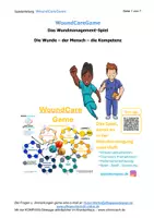 Vorschau - Spiele - WoundCareGame - Spiel und Spaß rund um die Wunde - Deckblatt