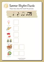 förhandsvisning - Summer Rhythm Puzzle - sida 2