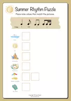 förhandsvisning - Summer Rhythm Puzzle - sida 3