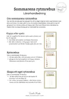 förhandsvisning - Sommarens rytmrebus - sida 1