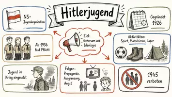 Vorschau - Arbeitsblätter - Lernposter + Arbeitsblätter zum Thema "Hitlerjugend" + Lösung & MP3 + Mindmap + Infografik - Seite 2