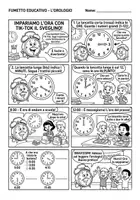 anteprima - Materiale di supporto/inclusione - impariamo l'orologio - Pagina di copertina