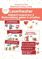 Vorschau - Arbeitsblätter - Lesetheater zu "mutig, mutig" – Reihentransparenz & Rückmeldung - Deckblatt