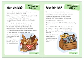 Vorschau - Arbeitsblätter - Wer bin ich? – Wirtschaftssektoren und Berufe - Seite 3