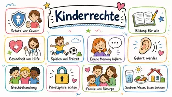 Vorschau - Arbeitsblätter - Lernposter + Arbeitsblätter zum Thema "Kinderrechte" + Lösung & MP3 + Mindmap + Infografik - Seite 2