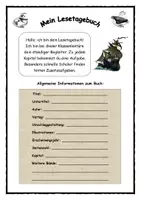 Vorschau - Stundenentwürfe - Lesetagebuch "Schattengreifer" - Arbeitsheft zur Lektüre von Stefan Gemmel - Unterrichtsmaterial - Seite 2
