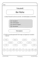 Vorschau - Unterrichtsreihen - 8er-Reihe Komplettpaket | Fokusheft, Arbeitsblätter & Lösungen | Einmaleins Grundschule - Seite 1