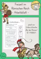 Vorschau - Arbeitsblätter - Römer Arbeitsblatt kostenlos - Deckblatt
