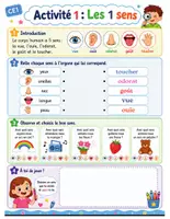 Vorschau - Arbeitsblätter - Le Corps Humain en Français Activités CE1–CE2 - Seite 3