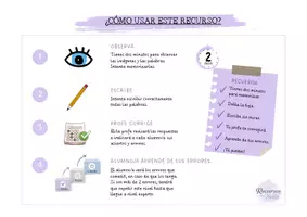 Vista previa - Hojas de trabajo - Ortografía para trabajar la memoria visual: la letra H. Castellano e galego. - página 2