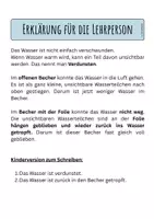 Vorschau - Stundenentwürfe - Lerneinheit Wasser - Wohin geht das Wasser? Verdunstung Teil 5 - Seite 2