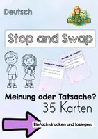 Vorschau - Spiele - Stop and Swap- Meinung oder Tatsache - Deckblatt