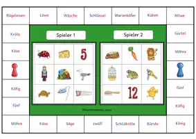 Vorschau - Spiele - Lesebingo - Umlaute Ä, Ö, Ü - Deckblatt