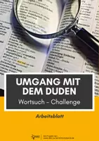 Vorschau - Arbeitsblätter - Sparpaket Duden: 16 Materialien zum Umgang - Spiele, Rätsel, Übungen - Seite 1