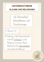 Vorschau - Unterrichtsreihen - Unterrichtsreihe: Glaube und Religionen Klasse 2 / 3 - Seite 1