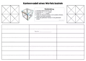 Vorschau - Arbeitsblätter - Kantenmodelle - Materialpaket - Seite 2