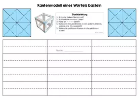 Vorschau - Arbeitsblätter - Kantenmodelle - Materialpaket - Seite 3