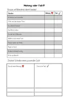 Vorschau - Stundenentwürfe - Meinung oder Fakt - Unterschied kennenlernen - Seite 2