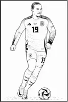 Vorschau - Arbeitsblätter - Materialpaket WM 2026, Fußballspieler, Flaggen, Trikot, eigene Flagge - Seite 2