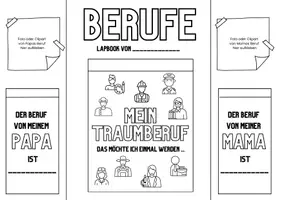 Vorschau - Arbeitsblätter - Lapbook "Mein Traumberuf" - Seite 2