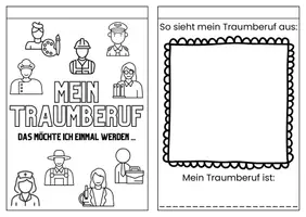 Vorschau - Arbeitsblätter - Lapbook "Mein Traumberuf" - Seite 3