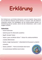 Vorschau - Arbeitsblätter - Stationen Gedicht Interpretation einüben - Seite 1