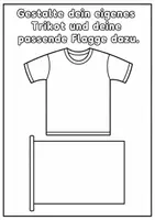 Vorschau - Arbeitsblätter - Gestalte dein eigenes Trikot und Flagge, WM 2026, Fußball - Deckblatt
