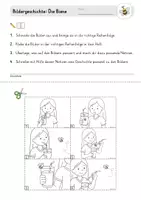Vorschau - Arbeitsblätter - Bildergeschichte: "Die Rettung der Biene" (Schreiben üben im Frühling/Sommer) Klasse 2, 3, 4 - Seite 3