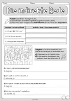 Vorschau - Arbeitsblätter - Indirekte Rede - Konjunktiv 1 - Arbeitsblätter (dreifach differenziert) - Präsentation - Lösungen - ab Klasse 7 - Seite 3