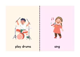 Vorschau - Stationenlernen - Hobbies Flashcards - Seite 1