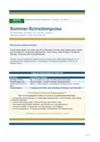 Vorschau - Anderer Materialtyp - GRATIS: Sommer-Schreibimpulse | 20 Impulse zum sofortigen Schreiben | Deutsch Kl. 5–8 | Vertretung, Ferien, Einstieg | kostenlos - Seite 3