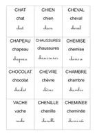 Aperçu - Feuilles d'exercices - Pack son CH - Mémoire + fiche de phonologie GS/CP - Page 2