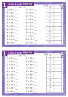 Vorschau - Unterrichtsreihen - Analogieaufgaben bis 20 – Mathe Kartei Klasse 1/2 (Addition & Subtraktion, differenziert) - Seite 3