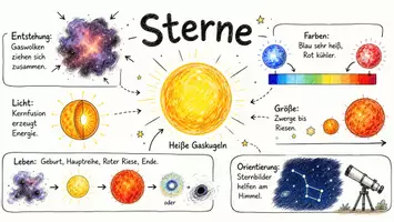 Vorschau - Arbeitsblätter - Lernposter + Arbeitsblatt "Sterne" + Onlineübung & MP3 + Mindmap + Infografik - Seite 2