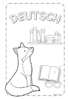 Vorschau - Arbeitsblätter - Deckblätter - Deutsch - Fuchsklasse - Seite 3
