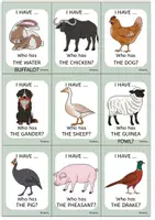 Vorschau - Bildkarten - FARM ANIMALS - I Have... Who Has...? - Seite 3