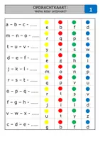Voorbeeld - Parelspel het alfabet - Voorblad