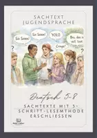 Vorschau - Arbeitsblätter - Sachtext und Grafik "Entwicklung der Jugendsprache" : 5-Schritt -Lesemethode - Seite 1