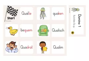 Vorschau - Stundenentwürfe - Buchstabeneinführung Qu qu - Lernspiele für die Freiarbeit - Seite 3