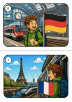 Vorschau - Arbeitsblätter - Lesespaziergang durch Europa - Seite 1