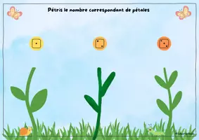 Aperçu - Apprentissages en autonomie - 🏵️ Atelier Compter et modeler les fleurs 1 à 9 printemps tapis de modelage - Page 1