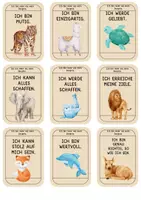 Vorschau - Bildkarten - Affirmationskärtchen Zeugnis - Deckblatt