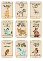 Vorschau - Bildkarten - Affirmationskärtchen Zeugnis - Seite 1